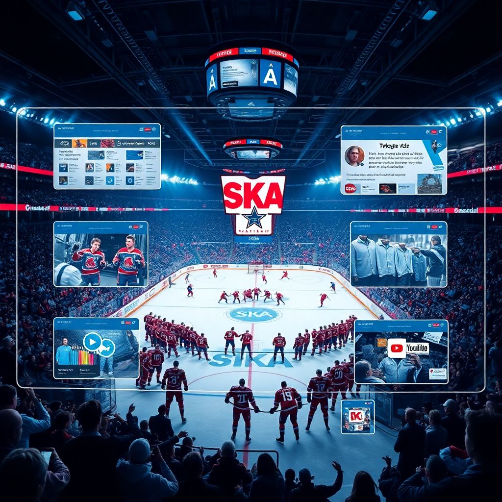 Медиа о СКА: присутствие клуба в соцсетях, влогах и документалках