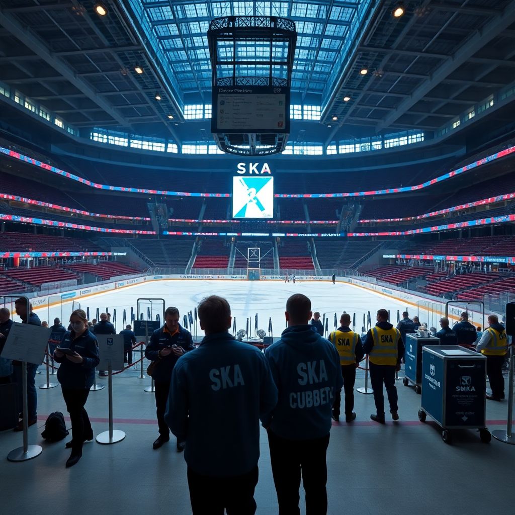 Закулисье домашнего матча СКА: день игры глазами сотрудника клуба