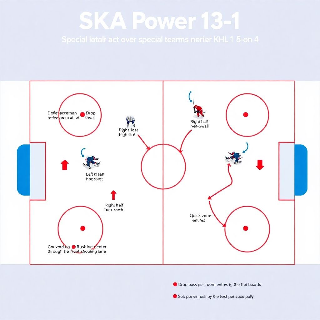 Разбор тактики СКА: игра команды в большинстве и меньшинстве в текущем сезоне